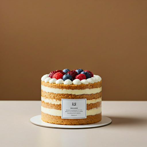 Bánh Kem Việt Quất Dâu Tây